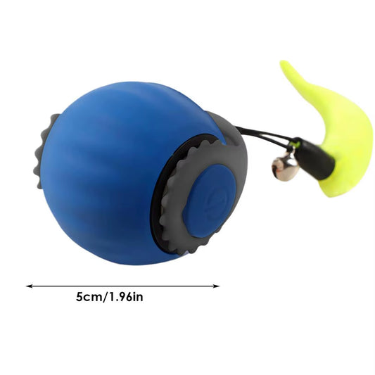 Interactive Cat Ball Toy Pet Cat Intelligent Sensor Ball Electric Toy Reduce Kitten Boredom Adjustable Ball Fast Rolling On